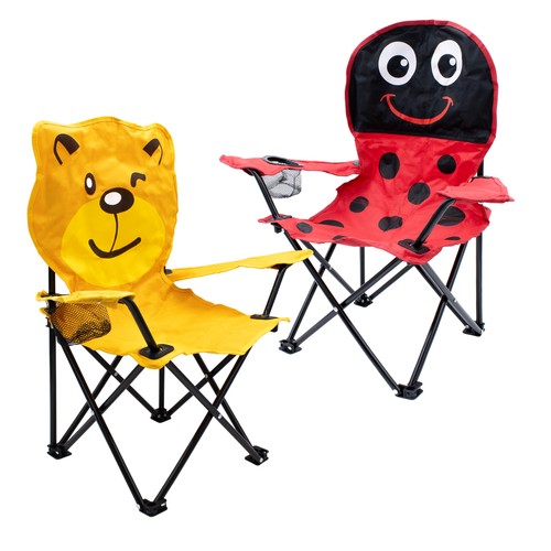Kinder camping stuhl motiv - camping,